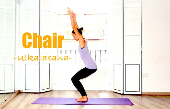 how to do chair pose - utkatasana